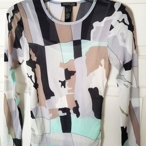 Kenneth Cole Sheer Top